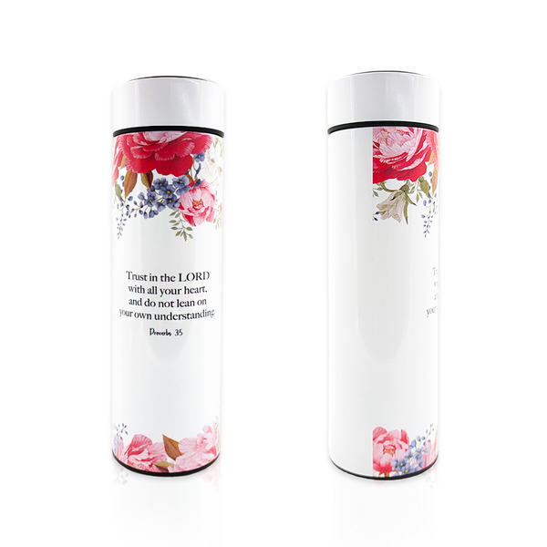 Proverbs 3:5 LED Thermos Flask