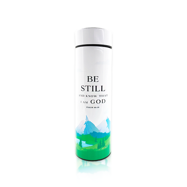 Psalm 46:10 LED Thermos Flask