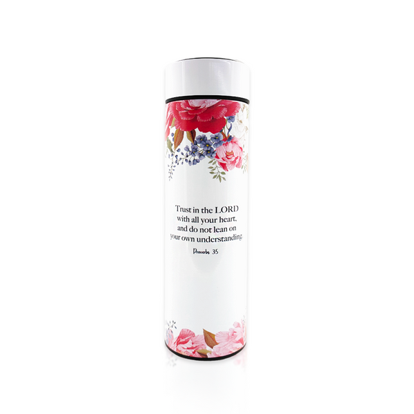 Proverbs 3:5 LED Thermos Flask