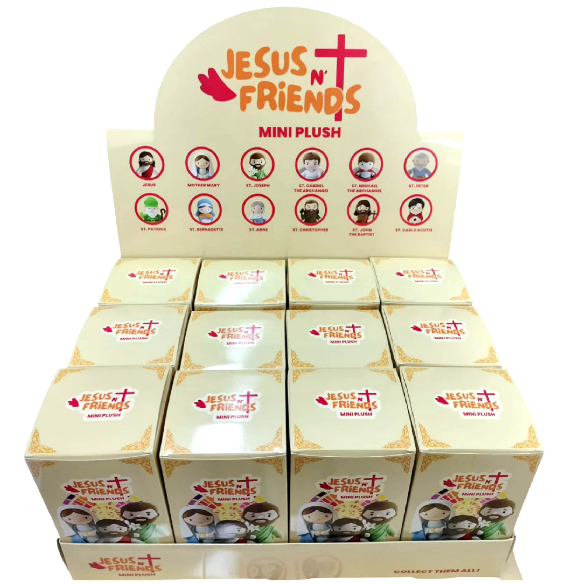 Christian Blind Box - Jesus & Friends Mini Plush Key Chain