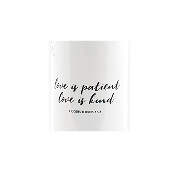 1 Corinthians 13:4 LED Thermos Flask