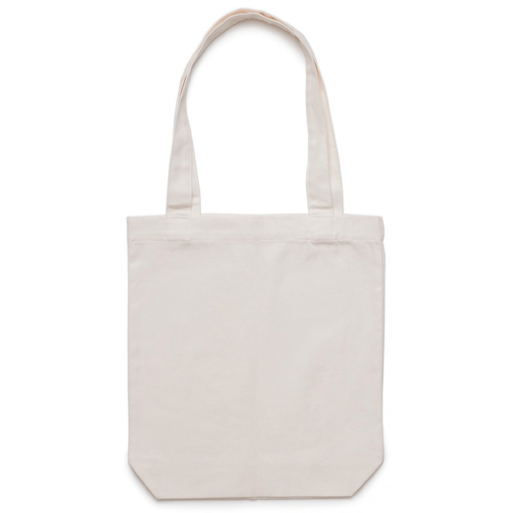 White cotton 2025 tote bag