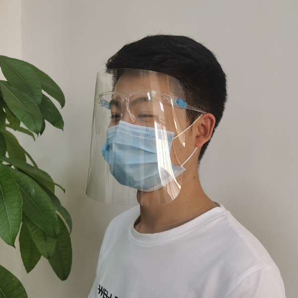 Face Shield Protective Gear with Glasses