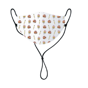 Anti-Bacterial Face Mask with Long Adjustable Strap (FBI)
