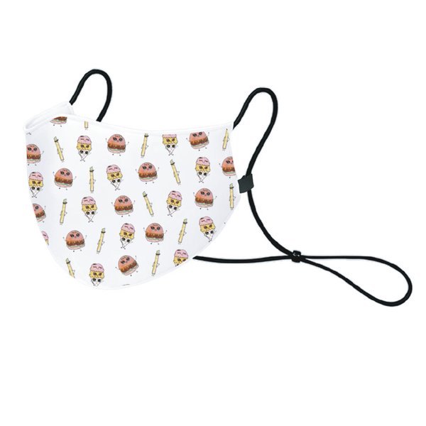 Anti-Bacterial Face Mask with Long Adjustable Strap (FBI)