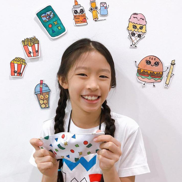Anti-Bacterial Face Mask with Long Adjustable Strap (GPE Pals)
