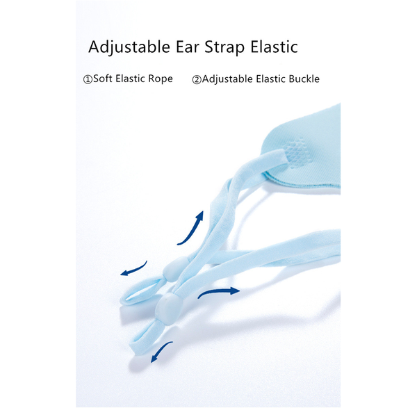 Reusable Cooling Ice Silk Cotton Mask with Adjustable Strap Kids