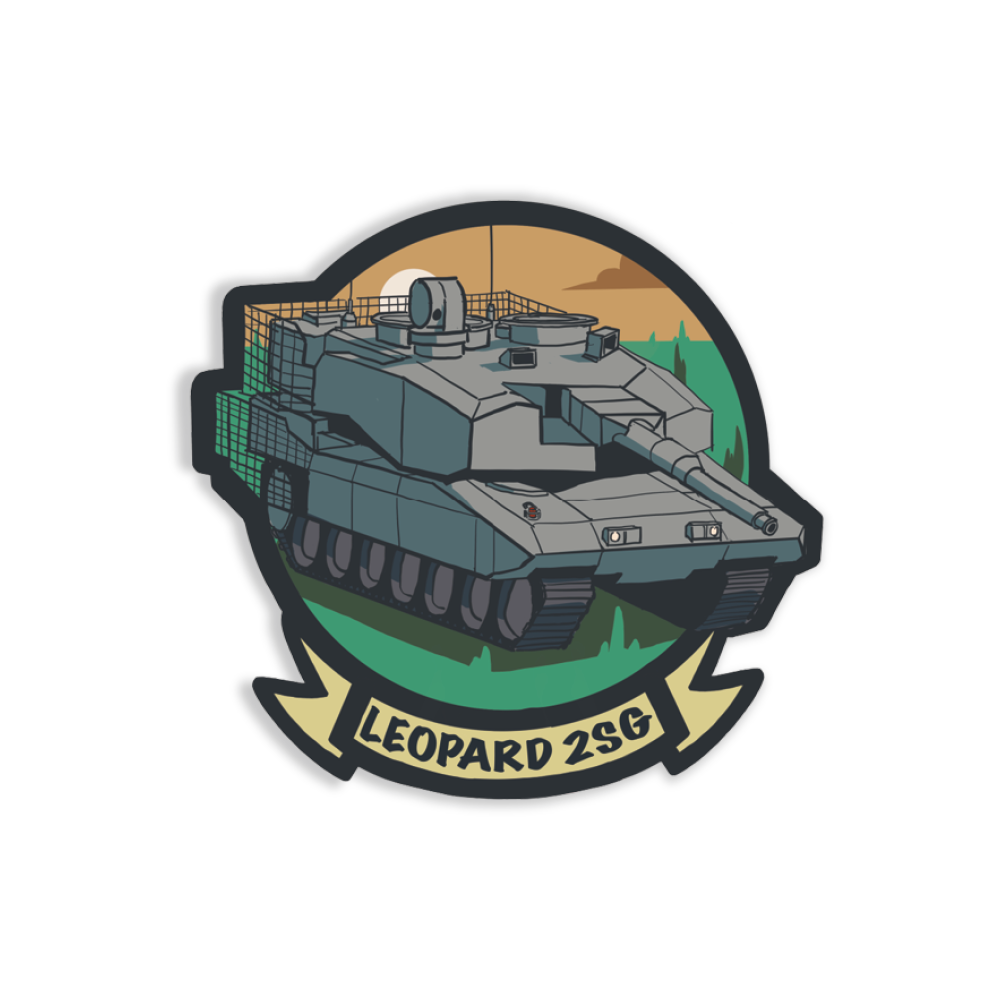 Leopard 2SG Velcro Patch