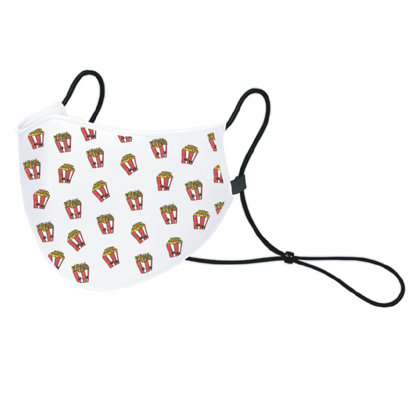 Anti-Bacterial Face Mask with Long Adjustable Strap (Pop-Fries)
